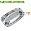Chevrolet & GMC Models Silver Tone Rear Left Exterior Door Handle