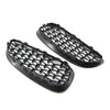 BMW E89 Z4 (2009-2016) Gloss Black 2 x Front Upper Bumper Mesh Grille