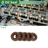 Make Model Oil Seal FKM Rubber 14x30x7mm High-Pressure Brown 5 Pcs