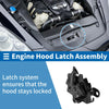 Toyota HiAce Hood latch assembly / 1 pc / (2005–2019)
