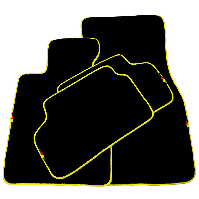 BMW 7 Series E32 (1986-1994) - AutoWin Brand 2 x Mats Black Floor Mats