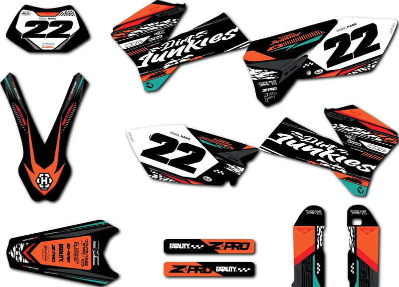 KTM EXC Wild Style Decal Stickers (2005-2007)