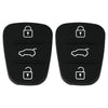 Hyundai I10 I20 I30 Remote Car Key 2 x Black Rubber Shell (3 Buttons)