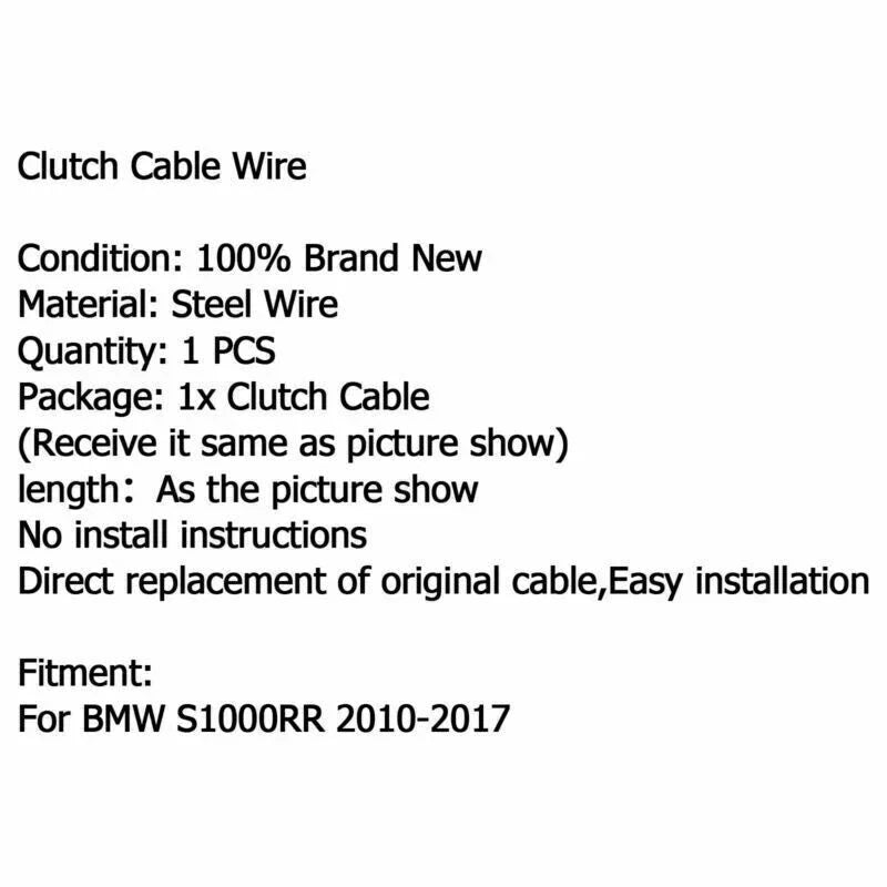 BMW S1000RR Clutch Cable (2010-2017)