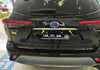 Toyota Highlander Rear Tailgate Trunk Steel Garnish Cover Trim (2020-2023)
