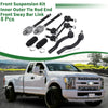 Ford Edge 8pcs Front Suspension Kit Tie Rod Ends with Boots (2007-2014)