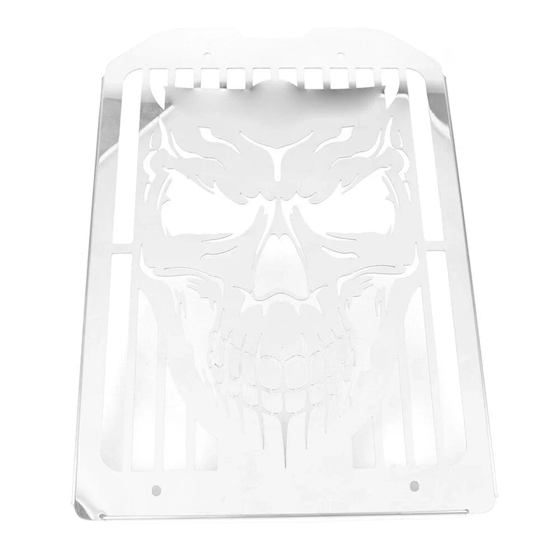 Kawasaki Vulcan VN1500 VN1600 Skull Polished Radiator Grille (1996-2008)