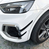 Audi Q5 FY Sline 4 x Gloss Black Front Side Air Vent Trims (2020-2024)
