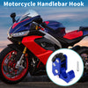 Motorcycle Helmet Hanger Aluminum Alloy Blue Handlebar Hook