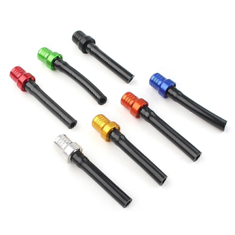ATV Dirt Bike Pit Quad 7x CNC 72mm Gas Fuel Tank Cap Valve Vent Hose