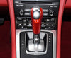 Porsche Macan Red Carbon Fiber Gear Shift Knob Cover (2014-2021)