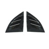 Toyota Supra Gloss Black Rear Glass Duct Louver Vent Covers (2019–2025)