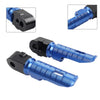 Peugeot Speedfight 4 50 125 150 Blue Rear Footrests Pegs (All Years)