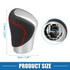 Lexus Silver Tone Gear Shift Knob Cover with Red Thread