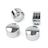 Harley Twin Cam 4 x Chrome Spark Plug Head Bolt Cap Covers (1999-2017)
