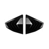 Subaru WRX STI Black Rear Window Louvers (2022 - Present)