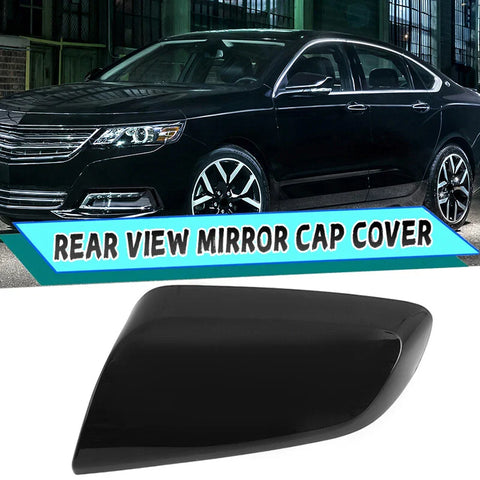 Chevy Impala 2014-2020 - Gloss Black Left Side Wind Mirror Cover Caps