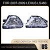 Lexus LS460 2 x Front Bumper Fog Light Lens Cover (Left/Right) (2007–2009)