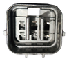 Mitsubishi Lancer Front / Rear Left Window Lift Motor Square (2007–2017)