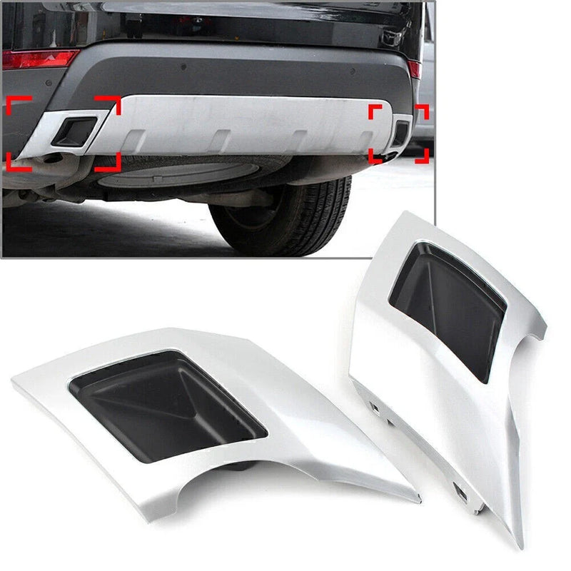 Land Rover Discovery 5 (2017-2021) Silver Tail Exhaust Cover Trim