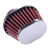 Car Motorcycle Universal Inlet Cleaner 55mm Red Pod Air Filter