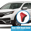 Honda CR-V (2017-2022) Black Red Faux Leather Gear Shift Lever Cover