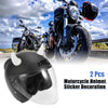 Car Motorcycle 2 x Helmet Bull Horn Style Bumper Decoration