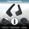 Ford Ranger 2024-2025 Splash Guards, No-Drill Installation Mud Flaps Kit