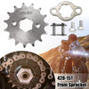 Dirt Bike Mini Bike Set 428 15T 20mm Front Engine Sprocket