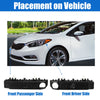 Kia Forte Left & Right Front Bumper Mounting Support Brackets
