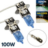 Fog Light 100W 12V Socket H3 Halogen Headlight Xenon Look