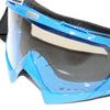 Dirt Bike Clear Blue Motocross Goggles - Anti-Fog UV Protection