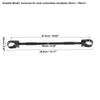 Motorcycle 2 x 22mm Aluminum Balance Bar Crossbar Handlebar