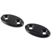 BMW S1000RR (2009-2018)  Black Rearview Mirror Block Off Base Plates Cover