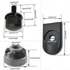Harley 1996-2020 Seat Bolt Tab Screw Mount Cover