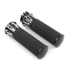 Harley Sportster XL883 XL1200 Black Handle Bar Hand Grips (2004-2023)