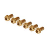 Motorcycle Bike 6pcs M8x35mm Titanium Torx Head Flange Screws