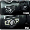 Mercedes Benz B C Class Headlight Switch Button Trim Cover (2015-2023)
