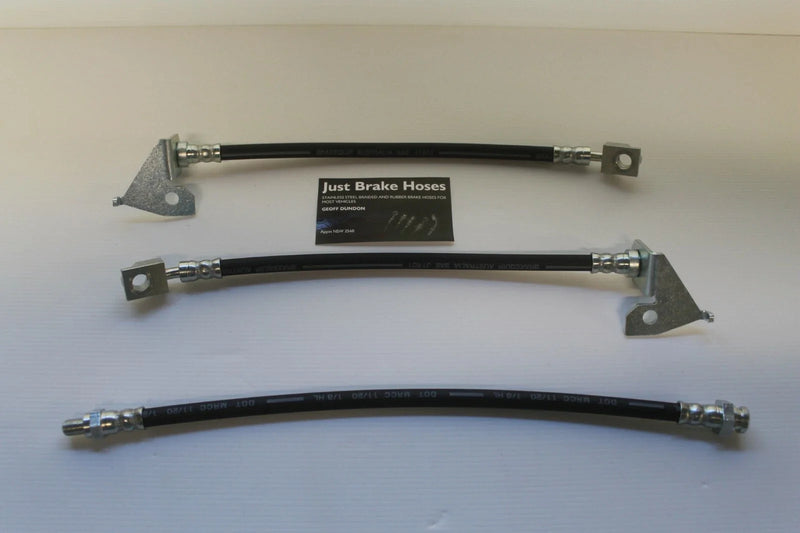 XB Ford Falcon Disc / Drum Brake Hose Set (3) (Before 1973)