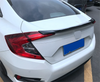 Honda Civic Sedan Black A Style Rear Trunk Spoiler Wing (2016-2021)