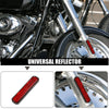 Motorcycle Safety Spoke Reflective Red Reflector Self-Adhesive
