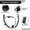 Dodge Rear Left / Right ABS Wheel Speed Sensor Kit 1 Pc