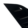 Subaru Impreza WRX STI Gloss Black Rear Window Side Louvers (2011-2014)