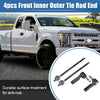 Ford Mustang 4 x Front Inner Outer Tie Rod Ends (2005-2010)