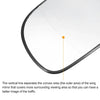 Dodge Caravan Left Side Heated Rearview Mirror Glass with Backing Plate