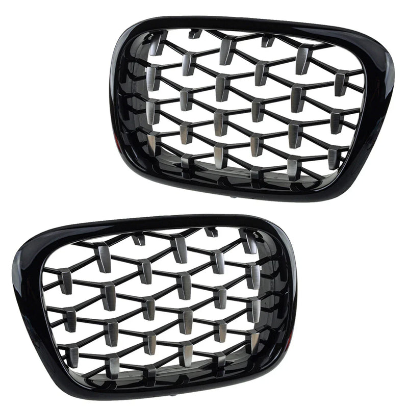 BMW E39 5 Series Diamond Style Front Kidney Grille (1998-2003)