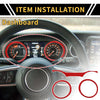 Jeep Wrangler JL JLU Dashboard Instrument Panel Ring Cover Trim (2018-2023)