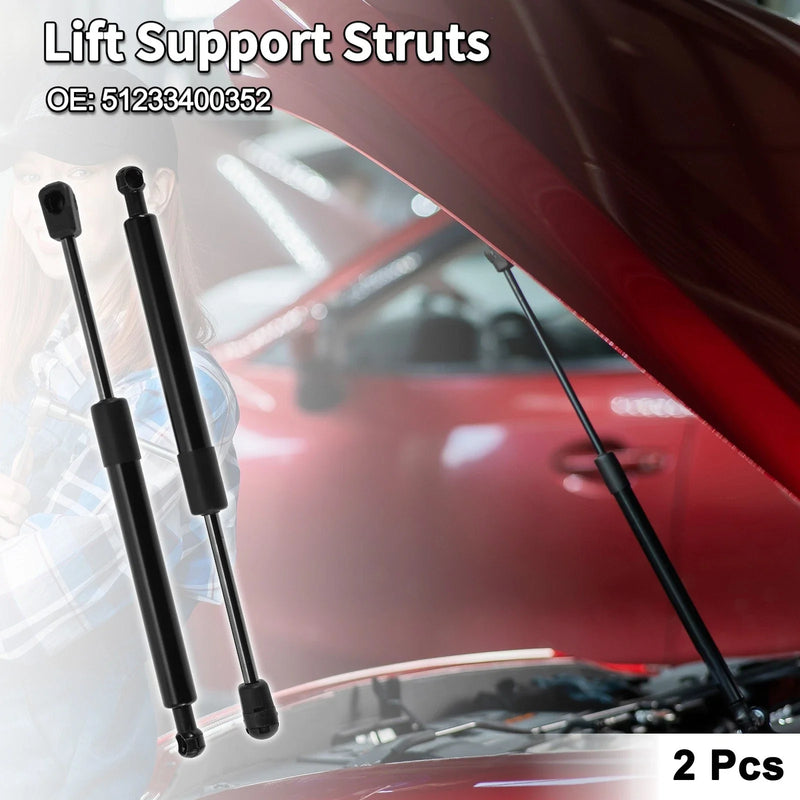 BMW X3 Front Hood Lift Supports Struts (2004 - 2010)