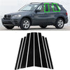 2007-2013 BMW X5 E70 Glossy Black Door Trim Decal Covers (2007-2013)