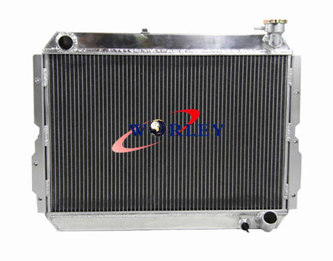 Toyota Landcruiser 60 Series FJ60 FJ61 FJ62 Aluminum Radiator + Fans (1980-1990)
